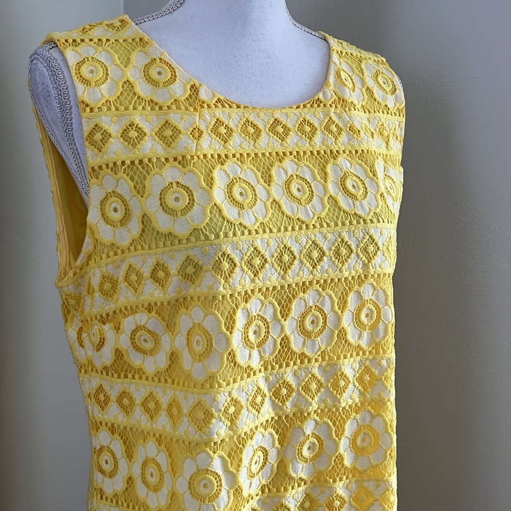 Tommy Hilfiger Women's Floral Lace Sleeveless Sheath Dress - Picture 5 of 11